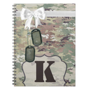 Caderno Espiral Camof Uniforme OCP Camo do Exército de Nota Person