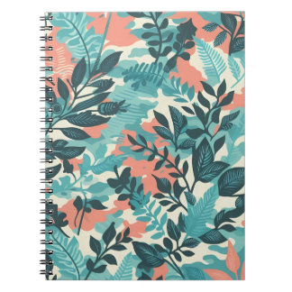 Caderno Espiral Camouflage Abstrato