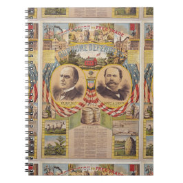 Caderno Espiral Campanha Presidencial do Partido Republicano Vinta