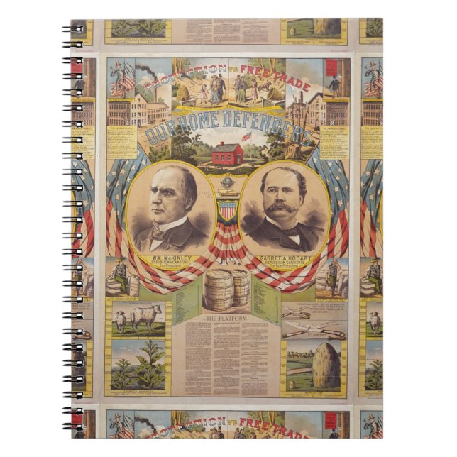 Caderno Espiral Campanha Presidencial do Partido Republicano Vinta (Frente)