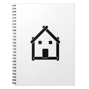 Caderno Espiral Campo abstrato dos bens imobiliários da casa