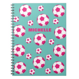 Caderno Espiral Campo de futebol personalizado