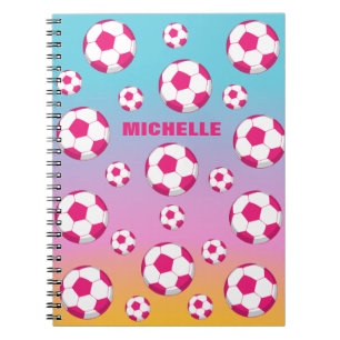 Caderno Espiral Campo de futebol personalizado