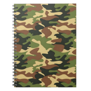 Caderno Espiral camuflagem