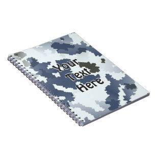 Caderno Espiral Camuflagem de inverno