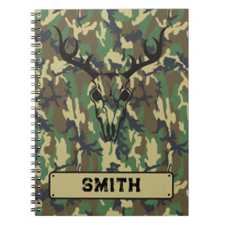 Caderno Espiral Camuflagem de Notebooks Personalizados