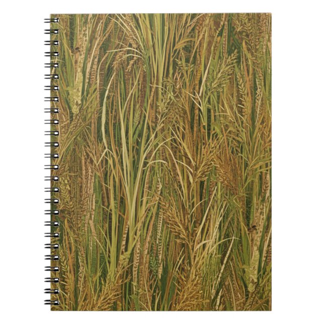Caderno Espiral Camuflagem de Término de Grama Alta (Frente)
