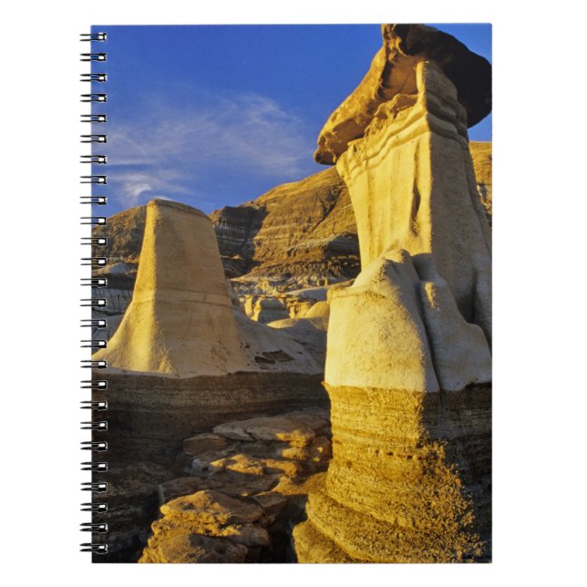 Caderno Espiral Canadá, Alberta, Drumheller. Hoodoos. (Frente)