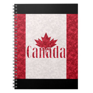 Caderno Espiral Canadá, bandeira