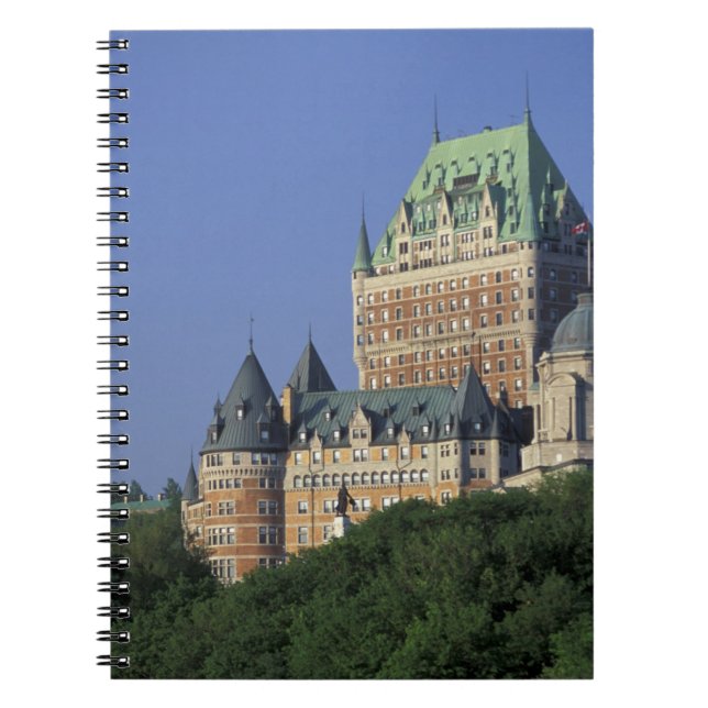 Caderno Espiral Canadá, Cidade de Quebec. Chateau Frontenac. (Frente)