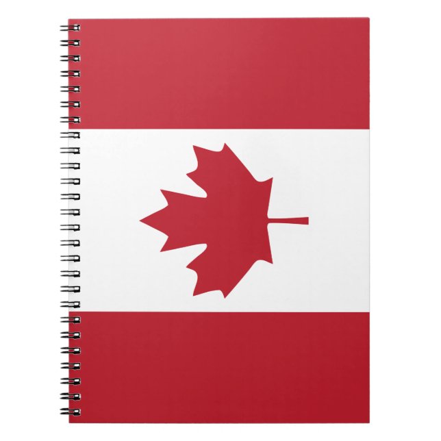 Caderno Espiral Canadá Maple Leaf Spiral Notebook (Frente)