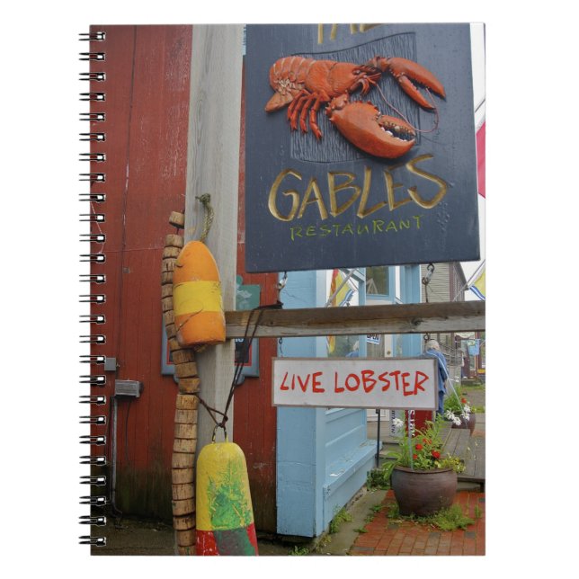 Caderno Espiral Canadá, New Brunswick, Rua Andrews.Colorido (Frente)