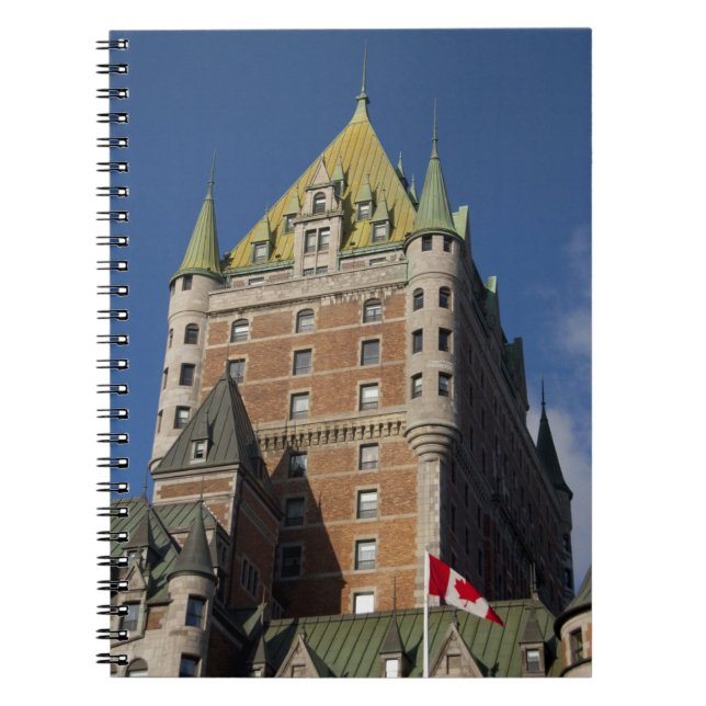 Caderno Espiral Canadá, Quebec, Cidade de Quebec. Fairmont Chateau (Frente)