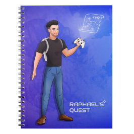 Caderno Espiral Canal Oficial do Youtube - A Busca de Raphael