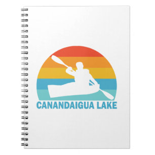 Caderno Espiral Canandaigua Lake New York Kayak