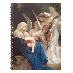 Caderno Espiral Canção dos Anjos - William-Adolphe Bouguereau