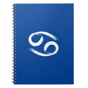 Caderno Espiral CÂNCER Signo do Zodíaco Junho Julho Verão Astrolog