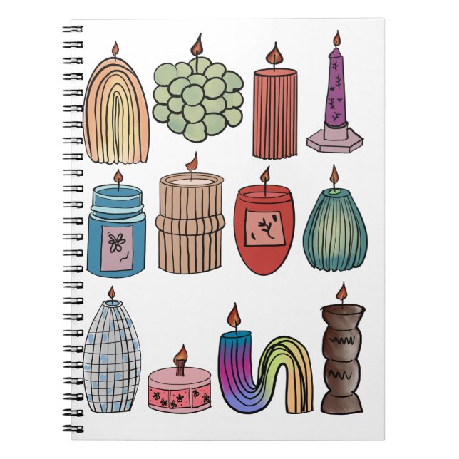 CADERNO ESPIRAL CANDLE NOTEBOOK (Frente)