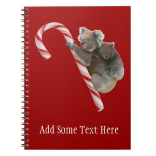 Caderno Espiral Candy Cane Australian Koala Bears