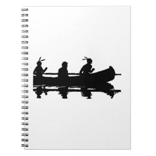 Caderno Espiral Canoe Silhouette