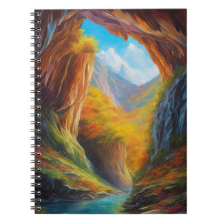 Caderno Espiral Canyon de outono Colorido
