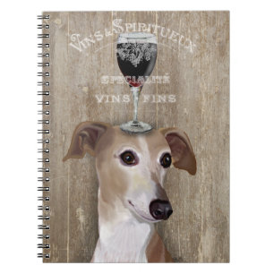 Caderno Espiral Cão Au Vin Greyhound
