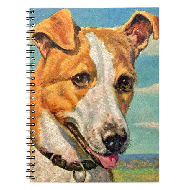 Caderno Espiral cão bonito (Frente)