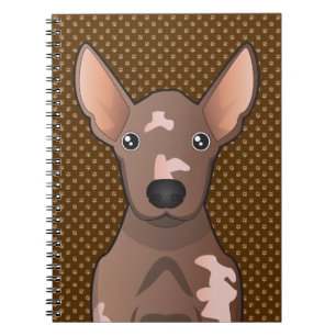 Caderno Espiral Cão calvo mexicano (Xoloitzcuintle)