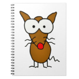 Caderno Espiral Cão Cartoon
