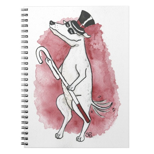 Caderno Espiral Cão cego (Frente)