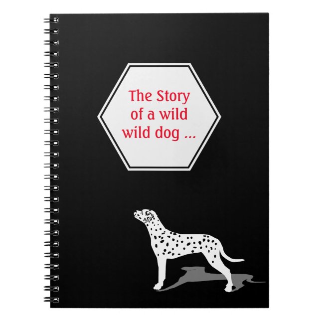 Caderno Espiral Cão Dalmático (Frente)