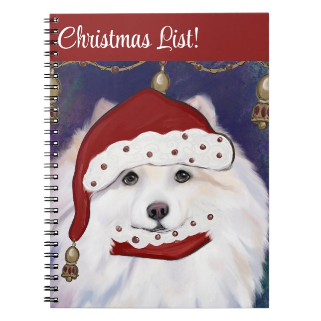 Caderno Espiral Cão Esquimó Americano (Frente)