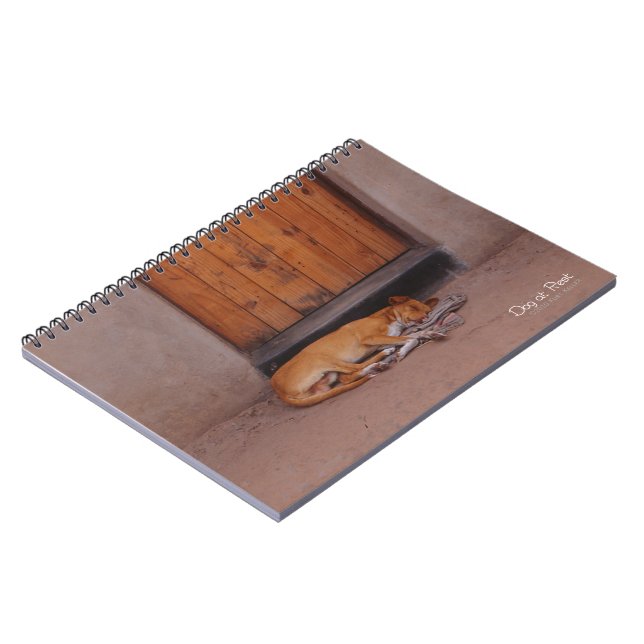 Caderno Espiral Cão no Resto (Left Side)