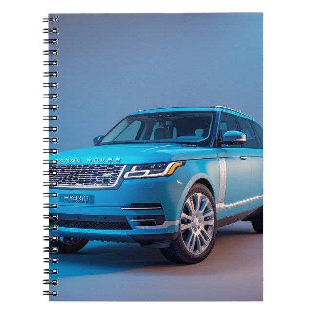 Caderno Espiral Capa de ipad do Range Rover (Frente)