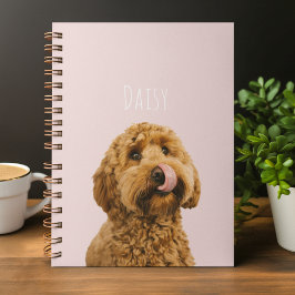 Caderno Espiral Capa de telefone rosa personalizada do Pastel com 