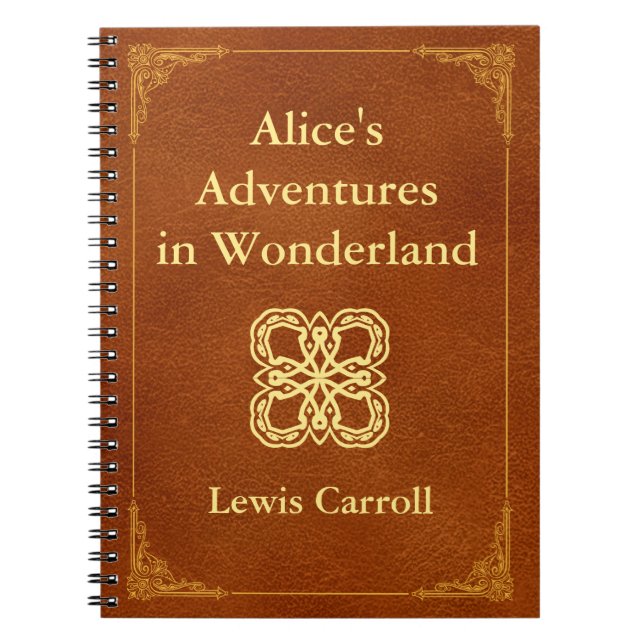 Caderno Espiral Capa do livro clássica (Frente)