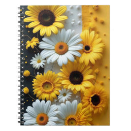 Caderno Espiral Capa Inteligente para iPad Radiância Floral Banhad