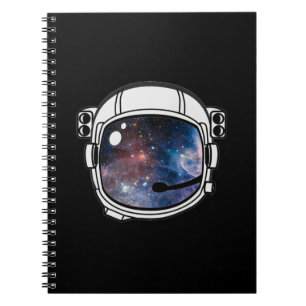 Caderno Espiral Capacete de Astronauta Espacial