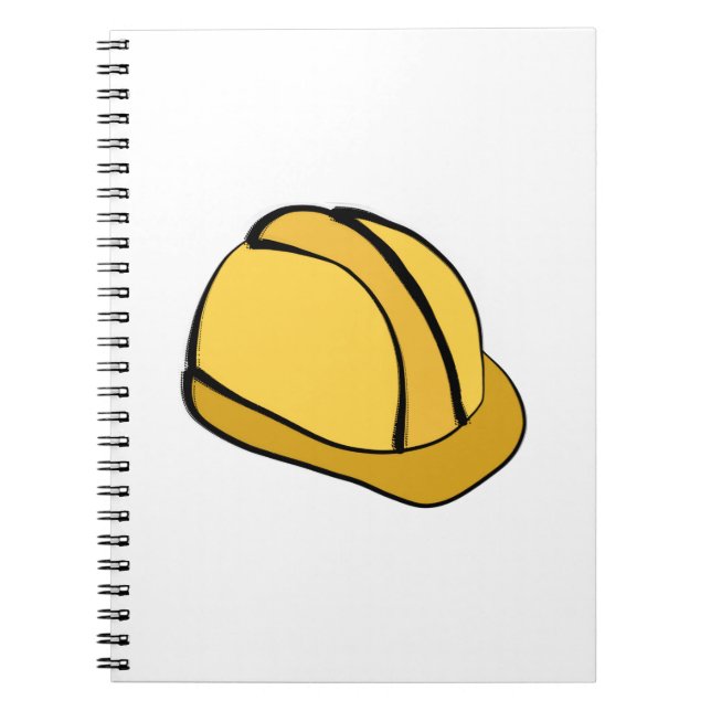 Caderno Espiral Capacete de Segurança (Frente)