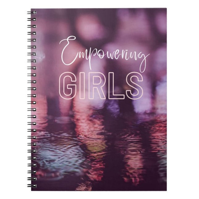 Caderno Espiral capacitando meninas (Frente)