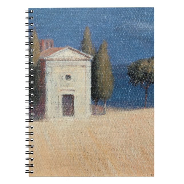 Caderno Espiral Capela perto de Pienza II 2012 (Frente)