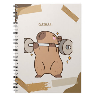 Caderno Espiral  "Capibara Dreams: Libreta Única"