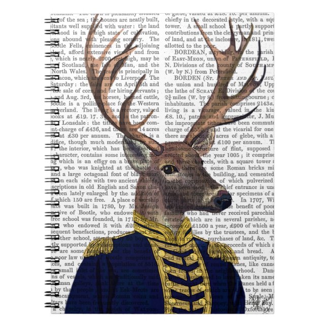 Caderno Espiral Capitão Deer (Frente)