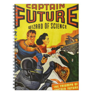 Caderno Espiral Capitão Fure e os cães do espaço