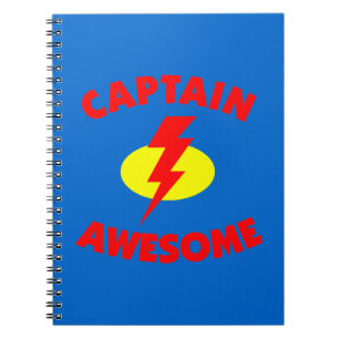 Caderno Espiral Capitão Impressionante