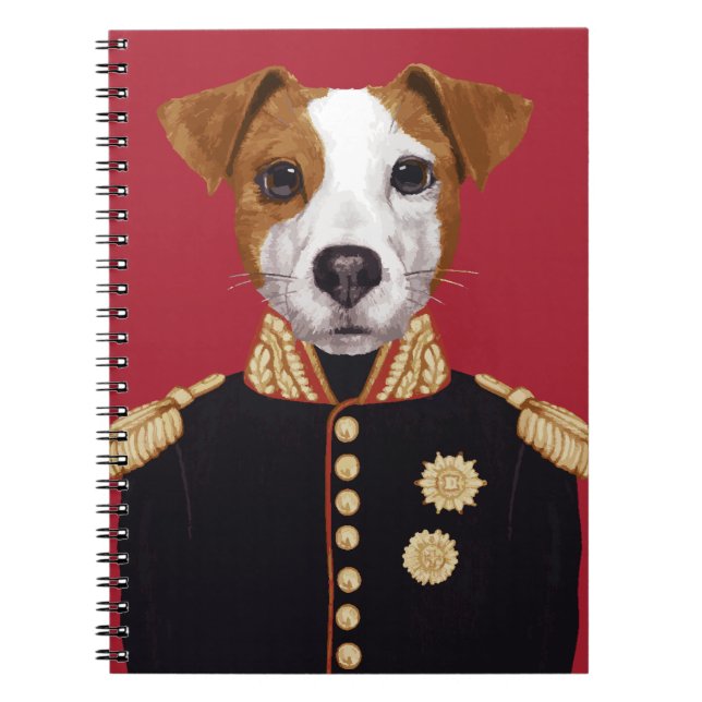 Caderno Espiral Capitão Jack Russell (Frente)