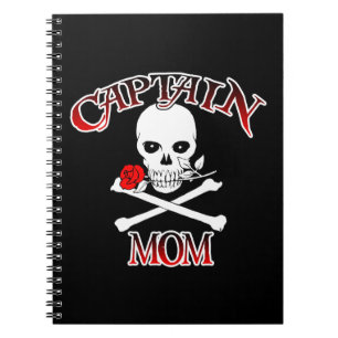 Caderno Espiral Capitão Mãe Notebook