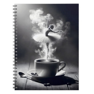 Caderno Espiral Cappuccino Ballerina Dancer
