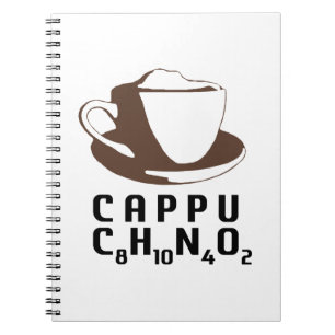 Caderno Espiral Cappuccino químico