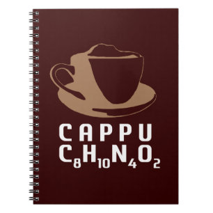 Caderno Espiral Cappuccino químico